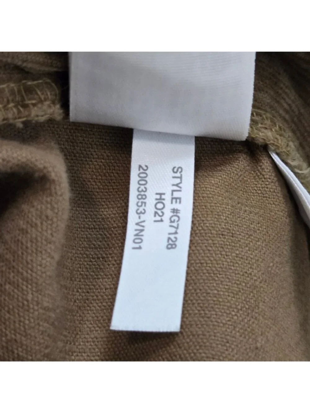 J. Crew 484 Corduroy Men's Size 29 x 30 Slim Straight Pants Oak Tan